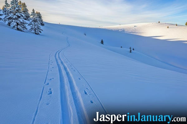 Jasper Cross Country Skiing During January