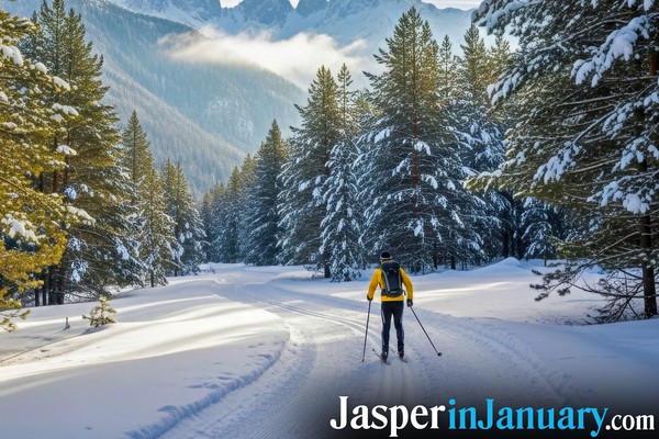 Jasper Cross Country Skiing During January